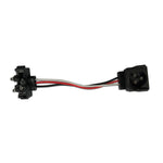 4" Dual Revolution Red Stop, Turn & Tail to White Back-Up LED Light with Lock Connector