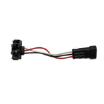 4" Dual Revolution Red Stop, Turn & Tail to White Back Up LED Light with Superseal Adapter