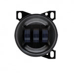 4 1/4” Black Round LED Fog Light with LED Position Light Bar for Peterbilt 579/587 & Kenworth T660 Series